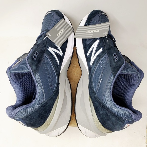 New Balance Shoes Mens 15 D 990 v5 Navy Blue Suede Sneaker Running Walking USA main image 9
